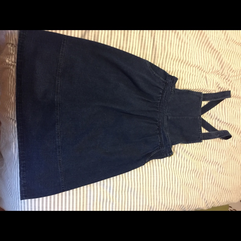 Women’s L Denim Jumper Dress from Piper & Scoot